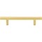 Jeffrey Alexander 96 mm Center-to-Center Brushed Gold Square Dominique Cabinet Bar Pull 845-96BG - alternate 6